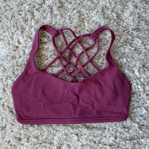 Pink Lululemon Sports Bra